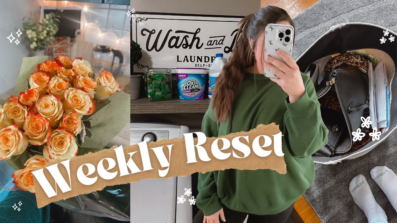 realistic + productive weekly reset ♥️  life in my 30s 
