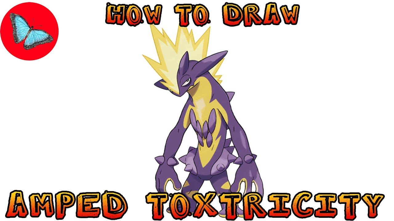 How To Draw Pokemon - Amped Toxtricity | Drawing Animals