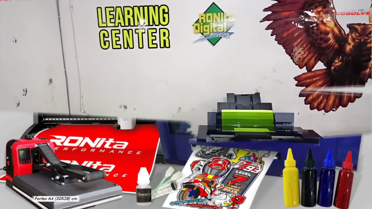 Buka Usaha Sablon, Stiker Digital dan Cutting Stiker Ala RONIta