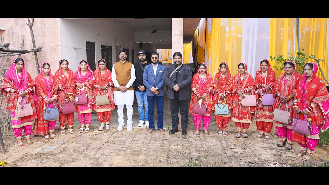 22th annual function Marriages of 11 needy girls 2026  #gagankokri Live  AHMEDGARH #happysukhraj