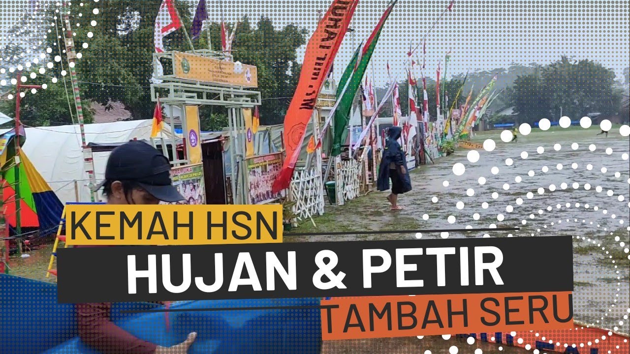 HUJAN PETIR DI PERKEMAHAN SANTRI