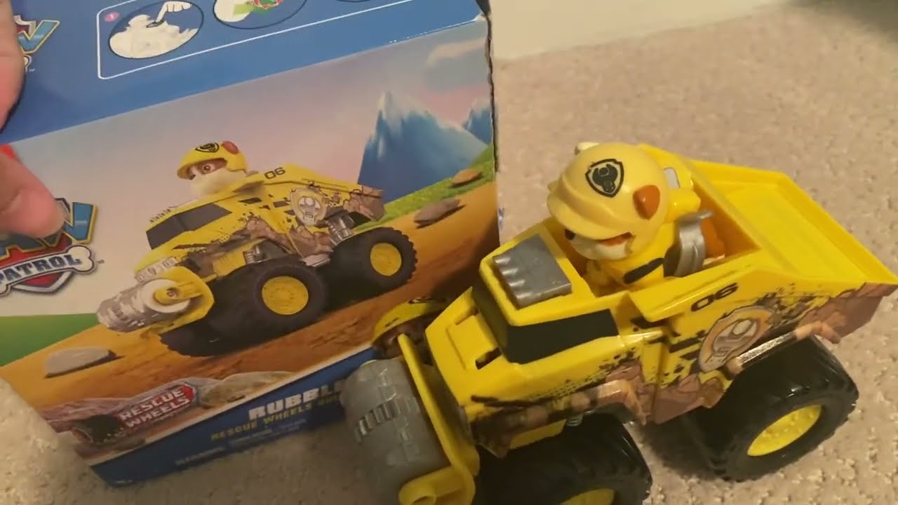 Paw Patrol: Rescue Wheels Rubble&rsquo;s Bulldozer Honest Toy Review #pawpatrol #rubble