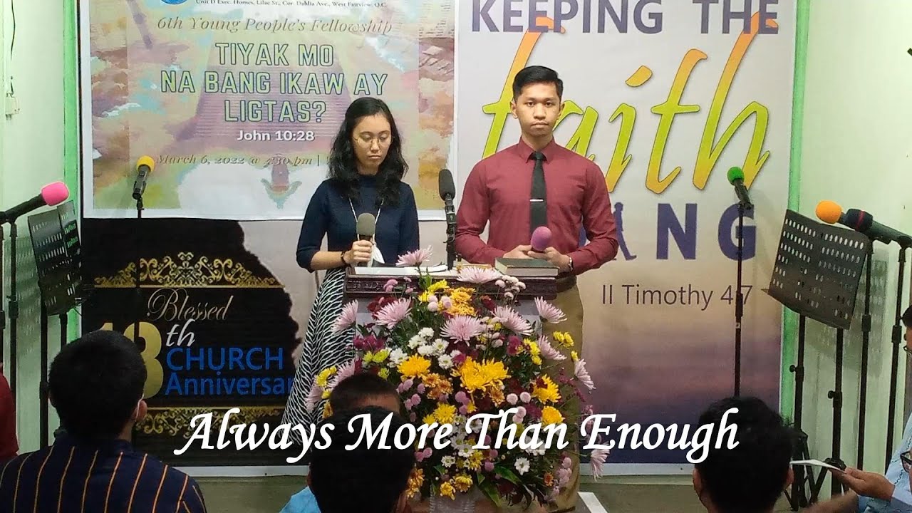 Always More Than Enough - 03/13/22 Sunday am
