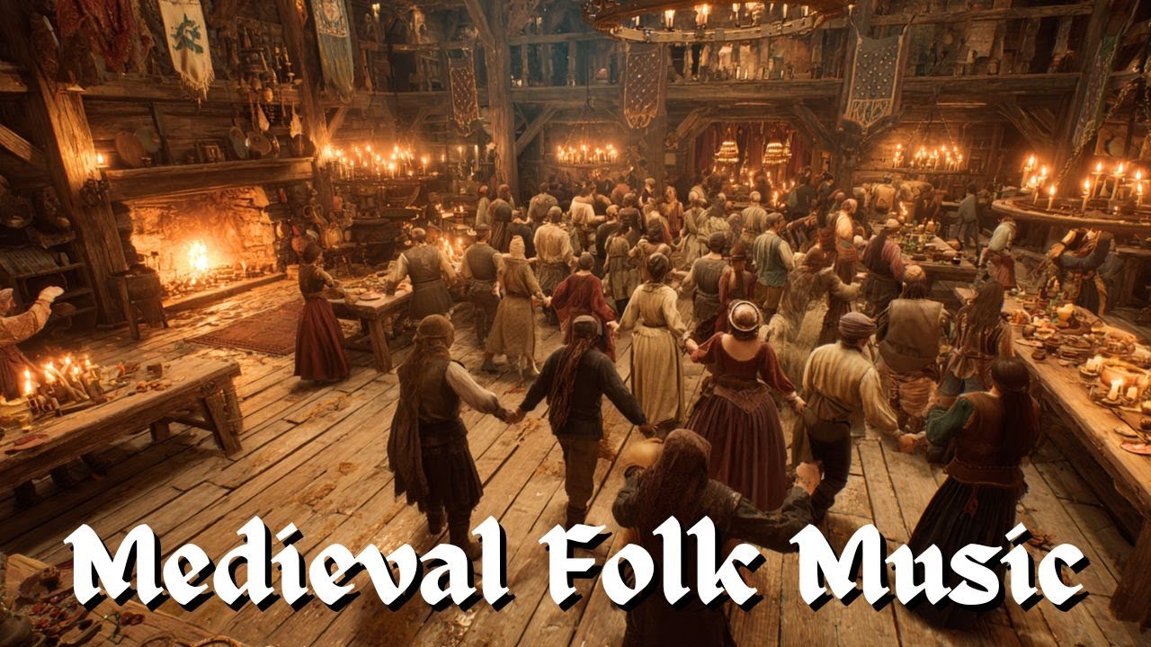 Medieval Folk Music | Lively Bardic Songs & Tavern Ambience | 
