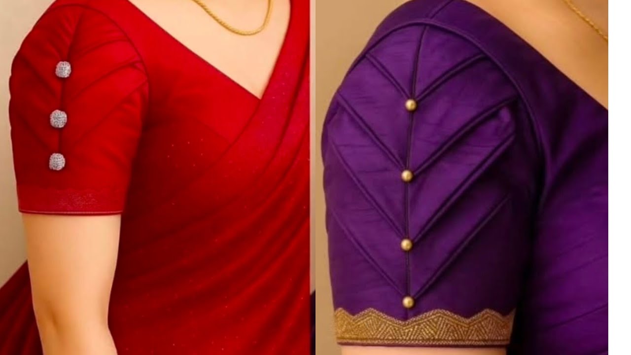 3 Beautiful New Sleeve Design Cutting and Stitching ll Blouse Sleeve Design Cutting ll New Sleeve 