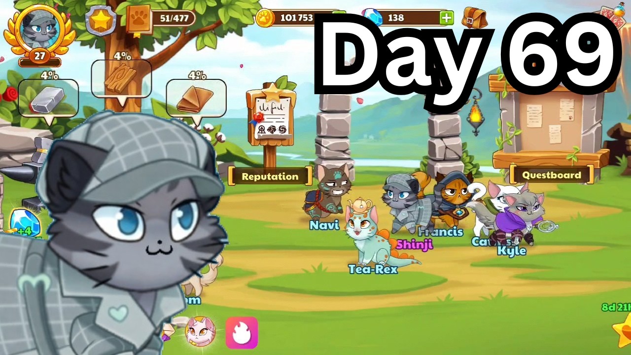 Castle Cats Gameplay - Day 69