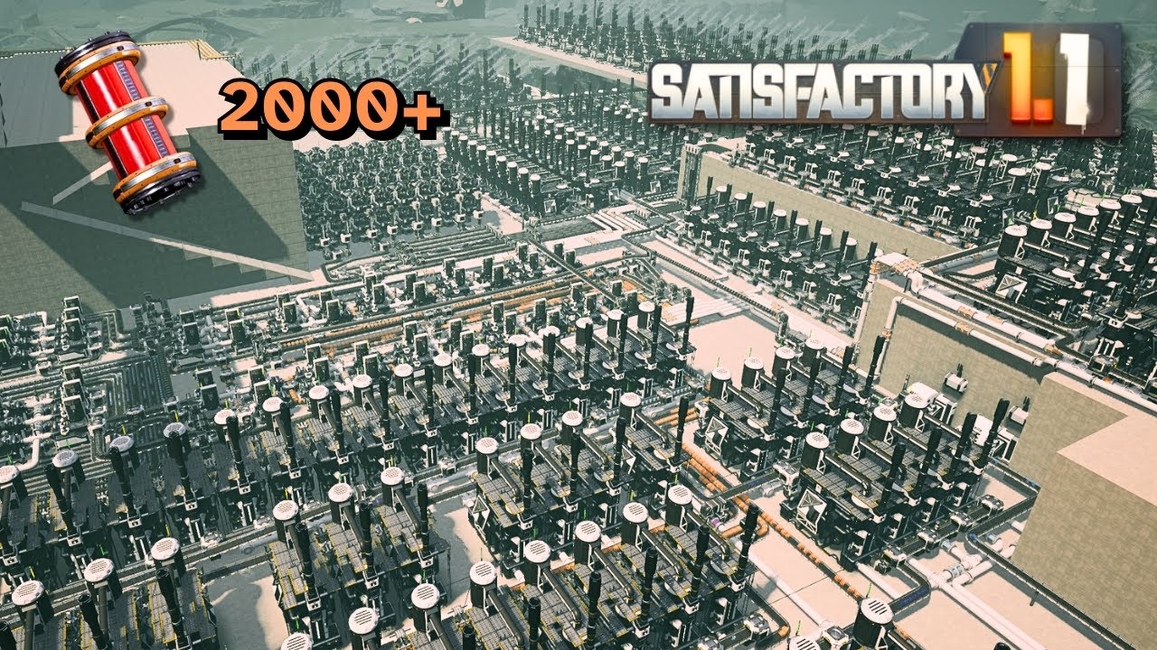 The ULTIMATE 69,000MW Turbo Fuel Power Plant! | Satisfactory 1.1