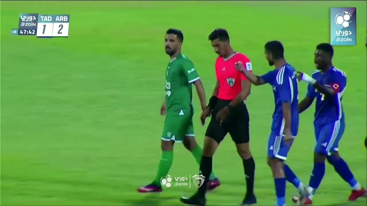 أهداف مباراة #التضامن و #العربي في الجولة الثانية من دوري زين الممتاز