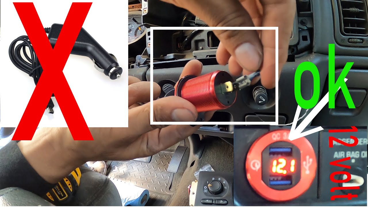 como conectar O instalar puertos  de USB universal para cualquier veiculo??