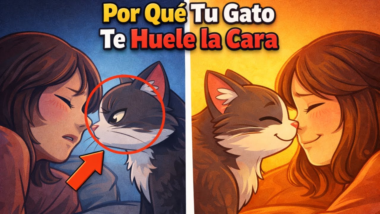 Por Qué Tu Gato Te Huele la Cara