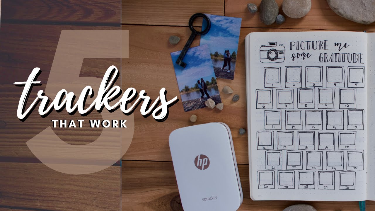5 DIFFERENT TRACKER IDEAS: How To Make Habit Trackers You'll Actually Use | CREATEWITHCAIT
