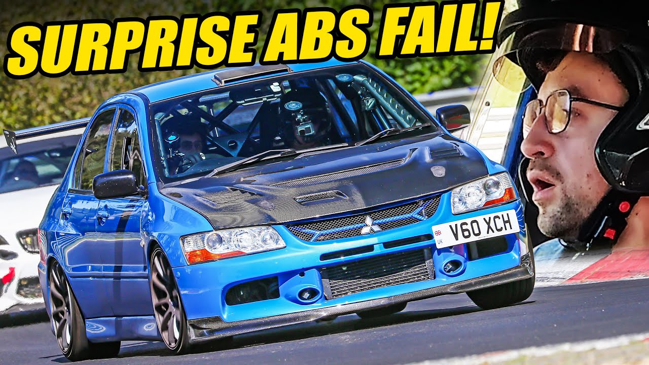 CLOSE CALL! Mitsubishi Lancer Evo 9 // Nürburgring