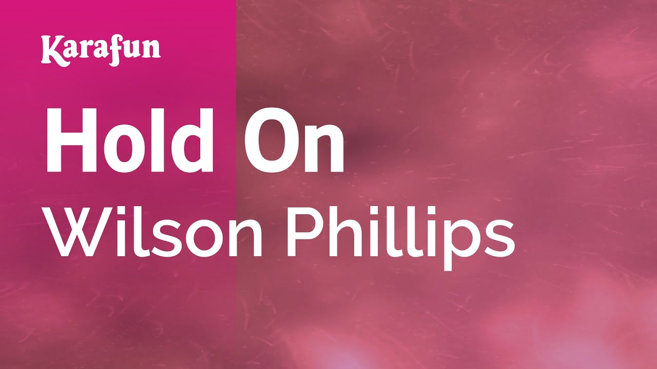 Hold On - Wilson Phillips | Karaoke Version | KaraFun