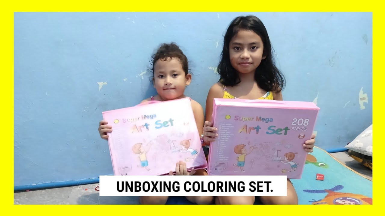 ZAIRA & ZARINA UNBOXING COLORING SET