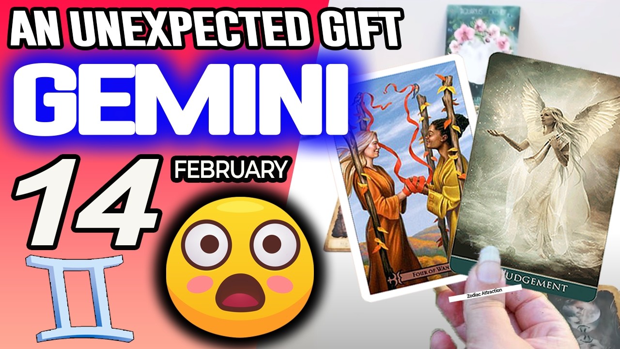 Gemini ♊AN UNEXPECTED GIFT 😍 horoscope for today FEBRUARY 14 2026 ♊ #gemini tarot FEBRUARY