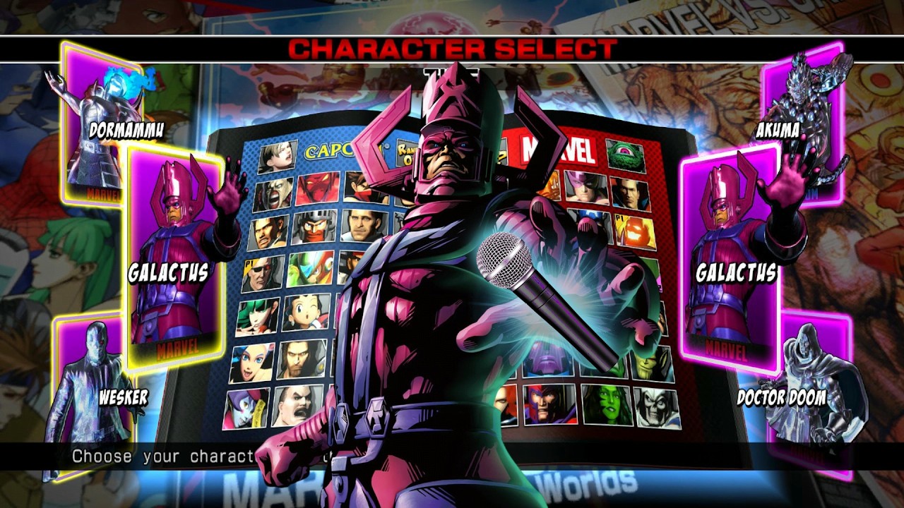 Galactus Character Select Announcer (UMVC3 Mod)