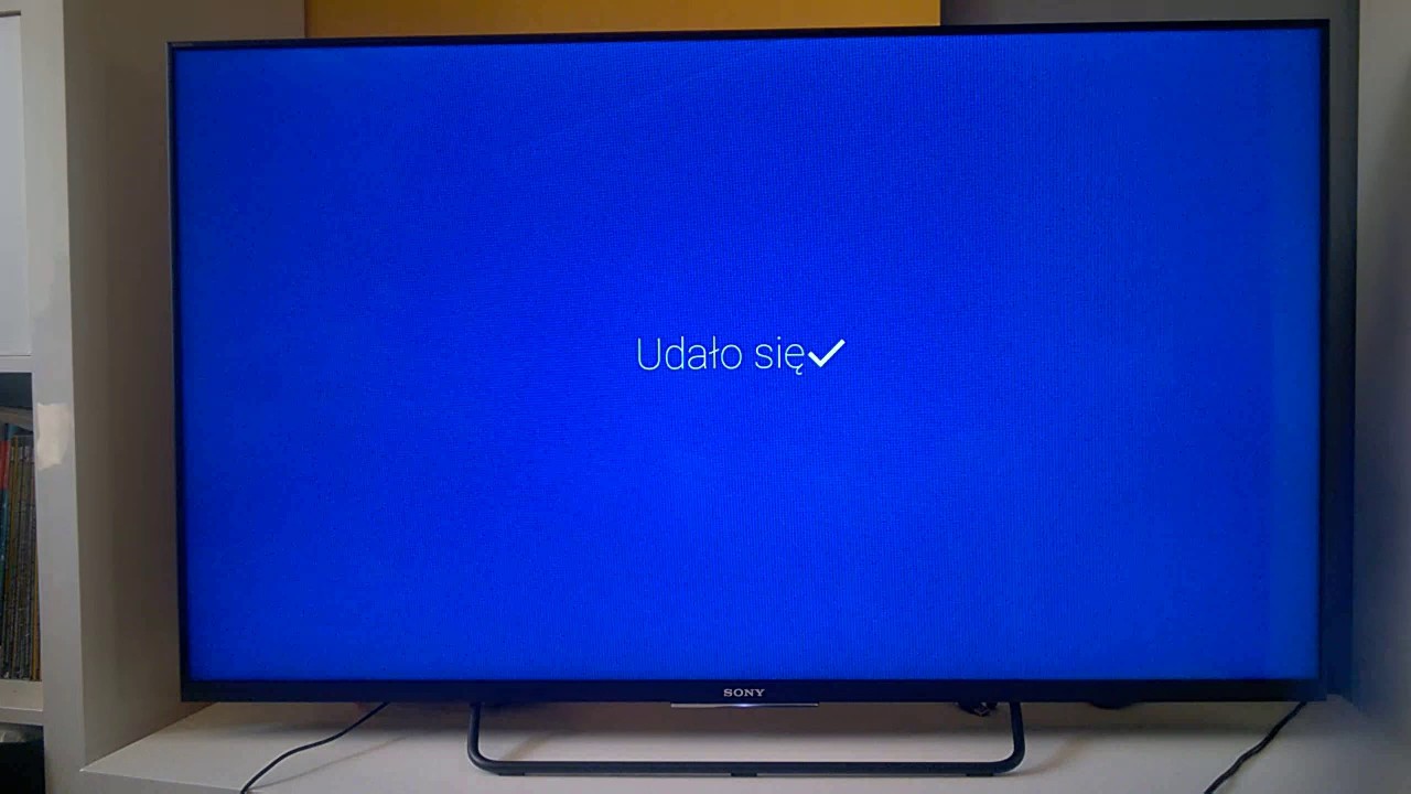 Sony Bravia - Jak skonfigurować konto Google: pierwsze uruchomienie, instalacja aplikacji