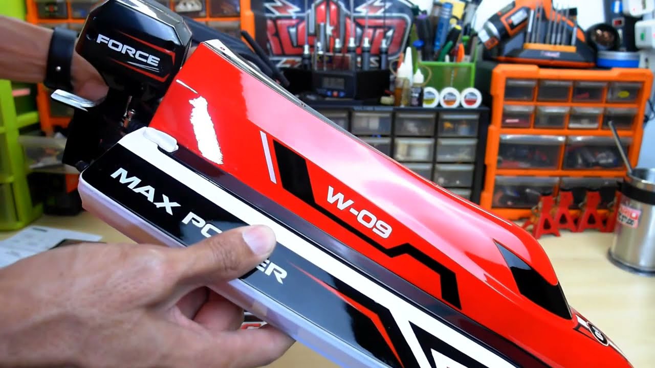 WL915  Racing F1 Boat unboxing and test