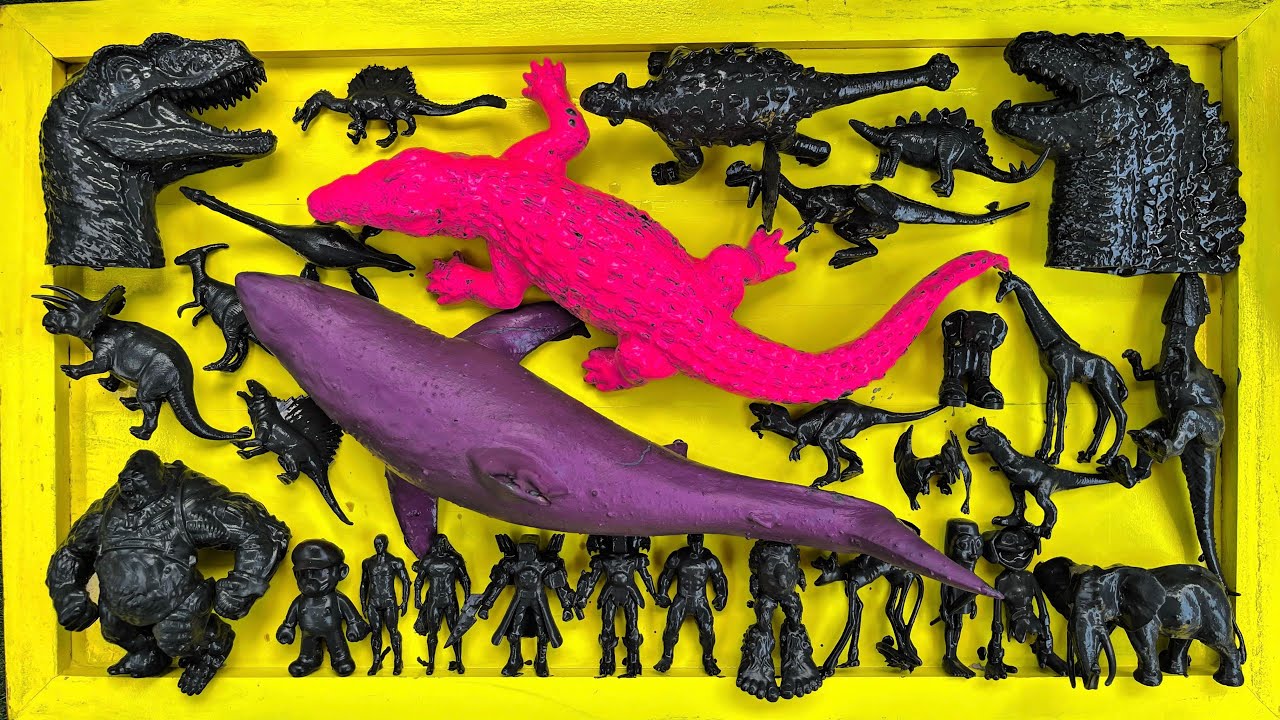 Dinosaurus Jurassic World Dominion : T-rex/ Brachiosaurus/ Skibidi/ Spider-Man/ KingKong/ Godzilla