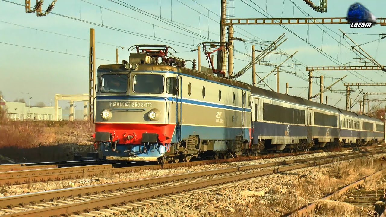 Trenuri în Gara Cluj Napoca Est 🚊🚅🚄🚊 Trains in Cluj Napoca Est Railway Station - 08 January 2025