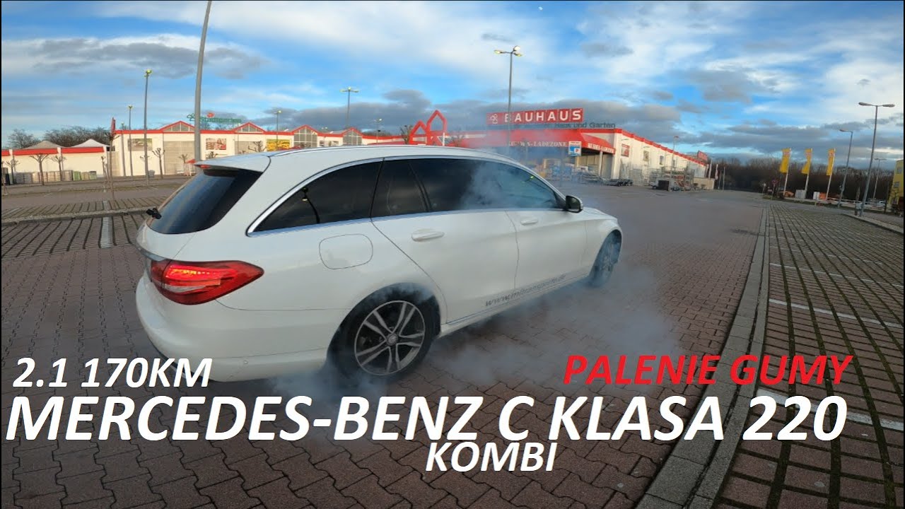 Mercedes-Benz Klasa C 220 BlueTEC 2.1 170KM 2014 - PALENIE GUMY! Test Drive, AUTOBAHN
