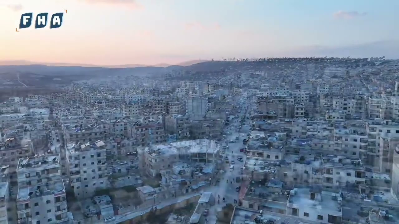 لقطة جوية لمدينة عفرين