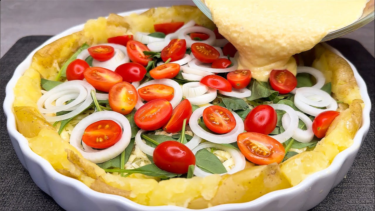 Самый вкусный рецепт картофеля! Лучший ужин, который вы можете приготовить дома! просто и полезно!