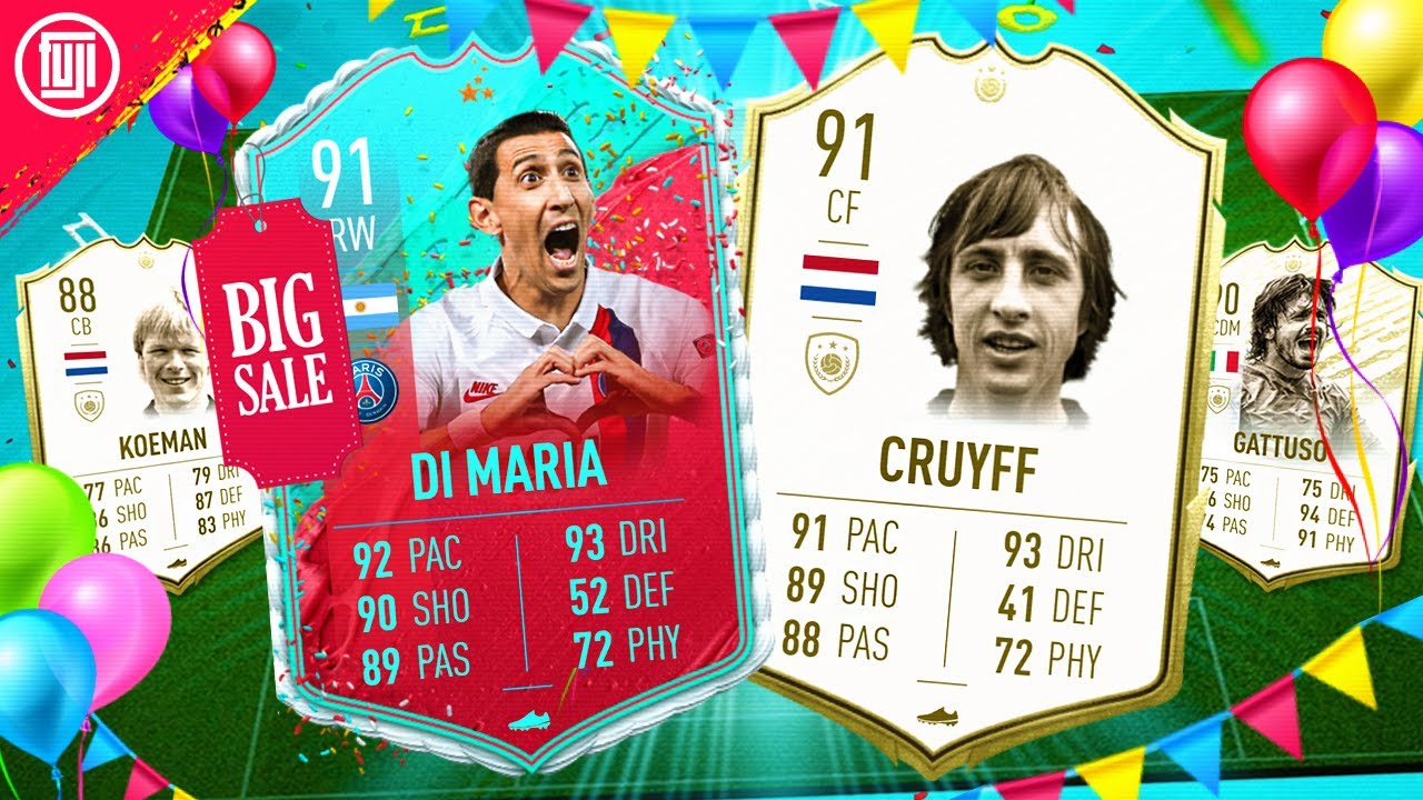 THE CHEAP CRUYFF!!! 91 FUT BIRTHDAY DI MARIA PLAYER REVIEW!!! - FIFA 20 Ultimate Team
