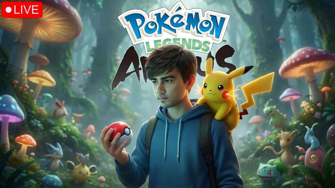 🔴Live Pokemon Legends Arceus First Ever Gameplay  Open World Adventure  | FACECAM