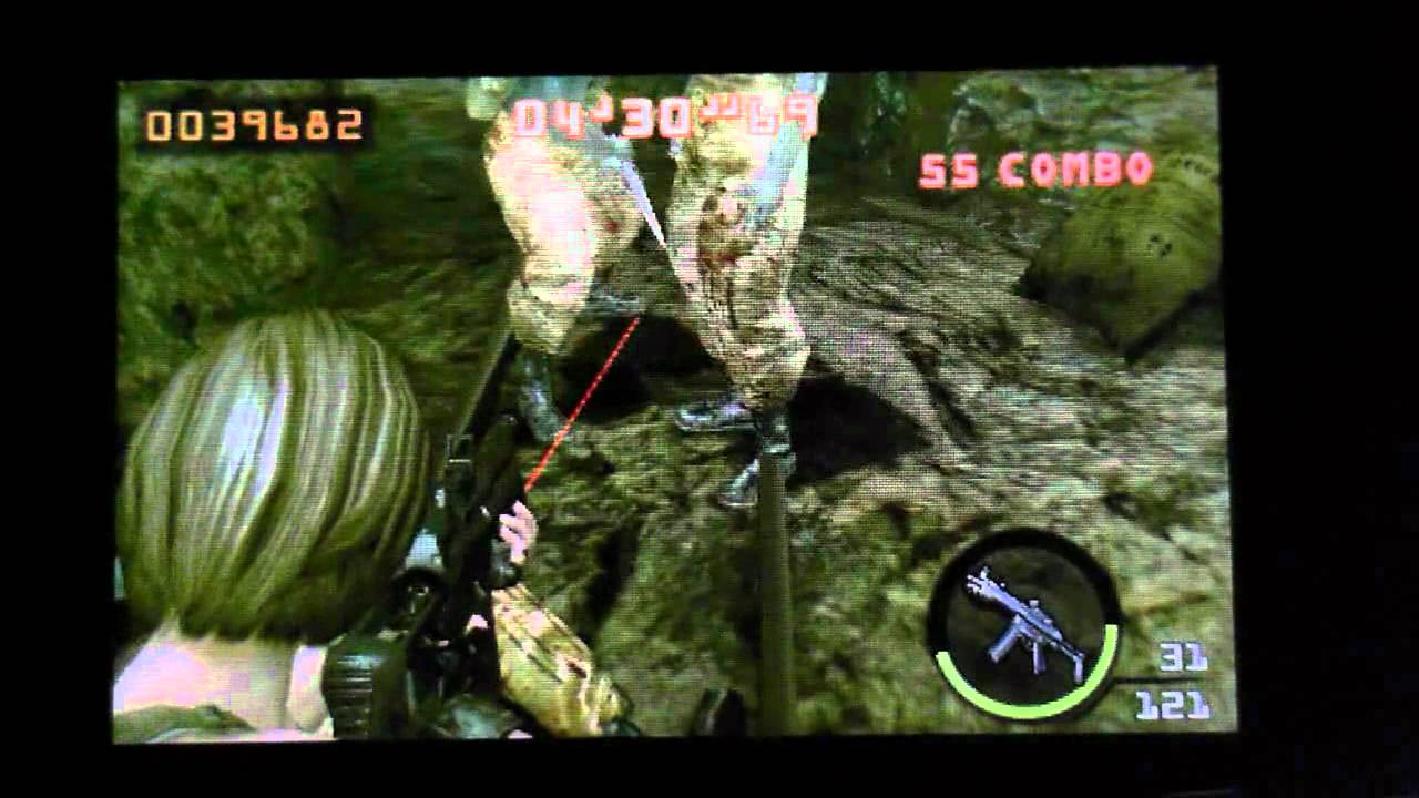 Biohazard The Mercenaries 3D MISSION LEVEL Ex-2 SOLO 382,380 Jill