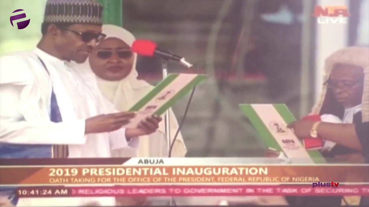 BREAKING: President Buhari Takes the Oath of Office