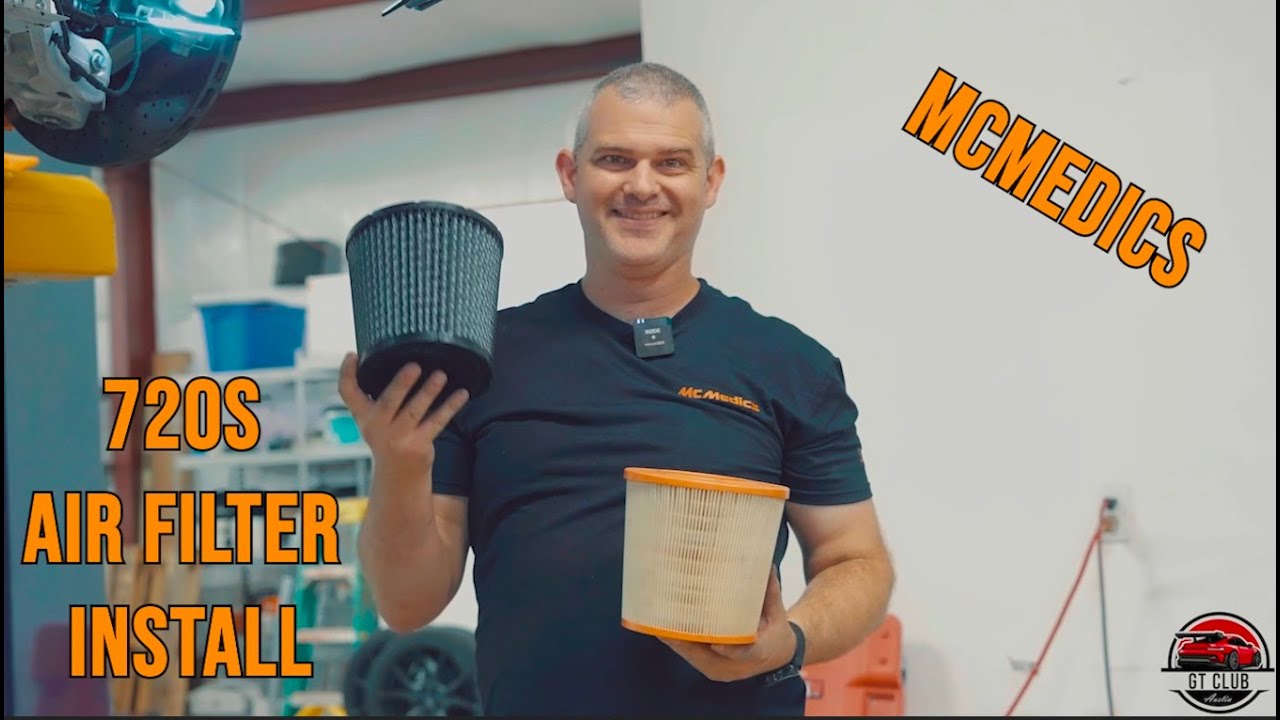 Step by step McLaren 720s engine air filter installation with @kinosgarage
