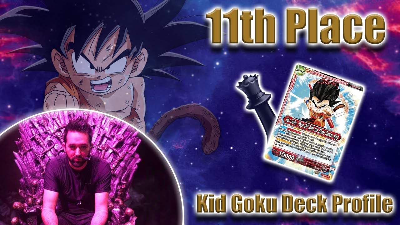 Top 16 Red Skill-less Goku deck profile by Robert Decoste at CoreTCG July '24 Offline Regional!