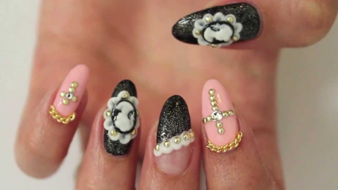☆ Gothic Lolita Nails ☆