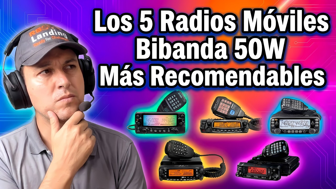 Los 5 Radios Móviles Bibanda (VHF UHF) 50W Más Recomendables
