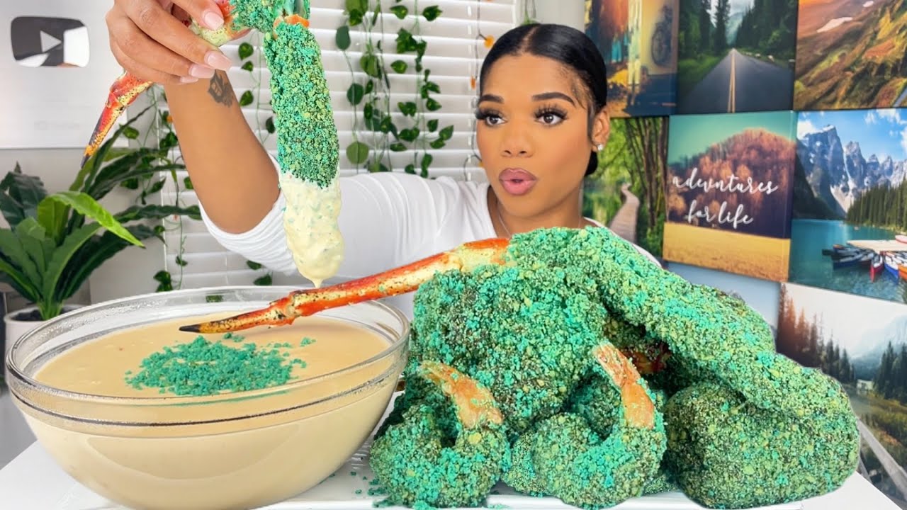 BLUE HEAT TAKIS KING CRAB SEAFOOD BOIL MUKBANG | SEAFOOD | MUKBANG |DESHELLED LOBSTER TAIL|