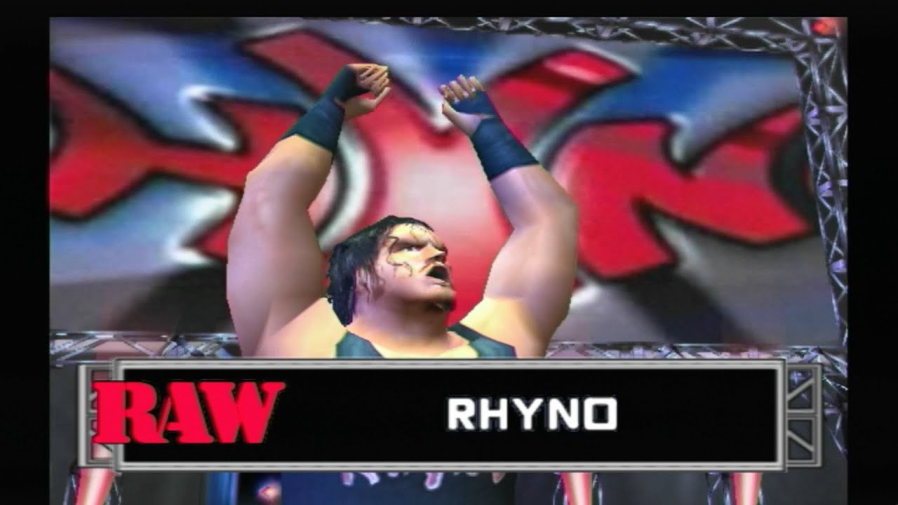 Rhyno (Slobber Knocker) - WWF Smackdown! JBI (PS2)
