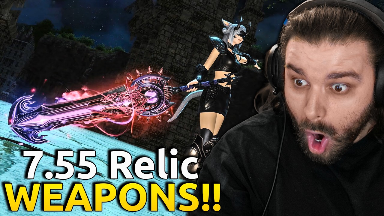 Новичок в FFXIV реагирует на всё фантомное реликви-оружие и броню 7.55 | Occultum - Eclipticum