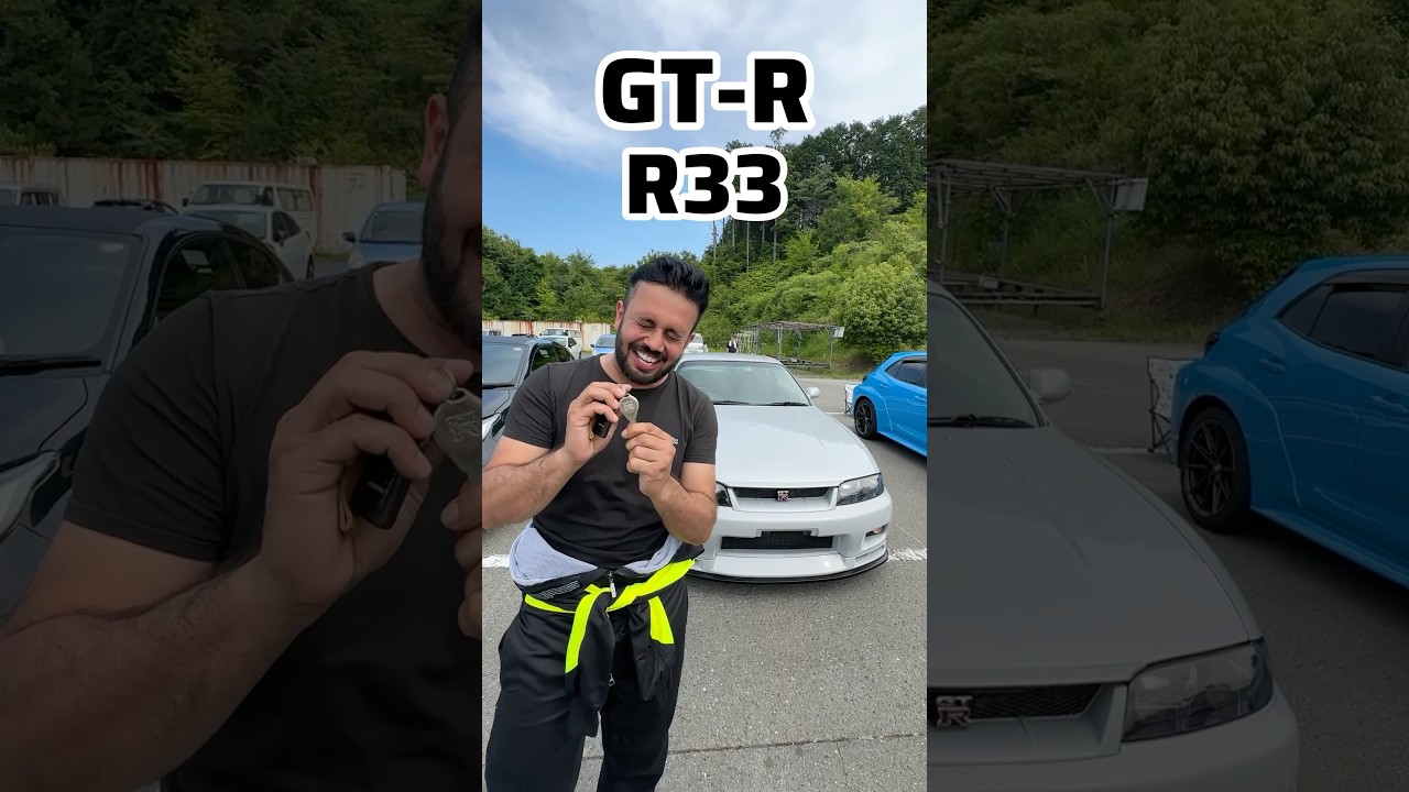 日本の名車日産GTR R33に初めて乗って大興奮！元外国人が日本車の凄さに驚愕！