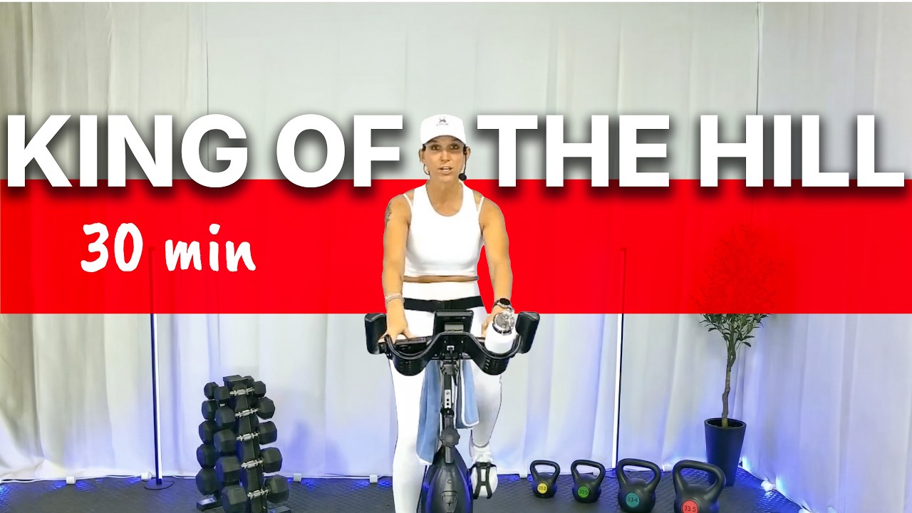 KING OF THE HILL | 30 Minute Indoor Cycling Hill Climb Workout