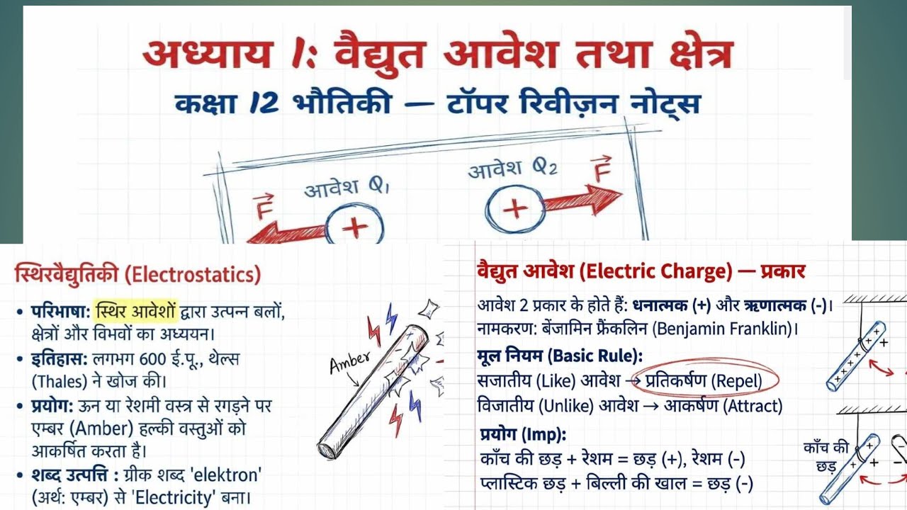 Physics Class 12th Ch 1 One Shot Full Revision Board Exam 2026 |by 