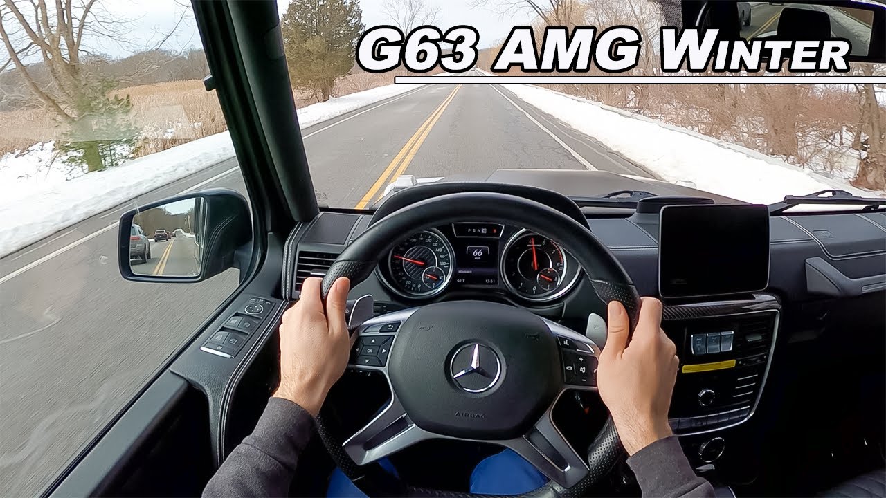 Mercedes-Benz G63 AMG Therapy Drive — После снежной бури (бинауральное аудио от первого лица)