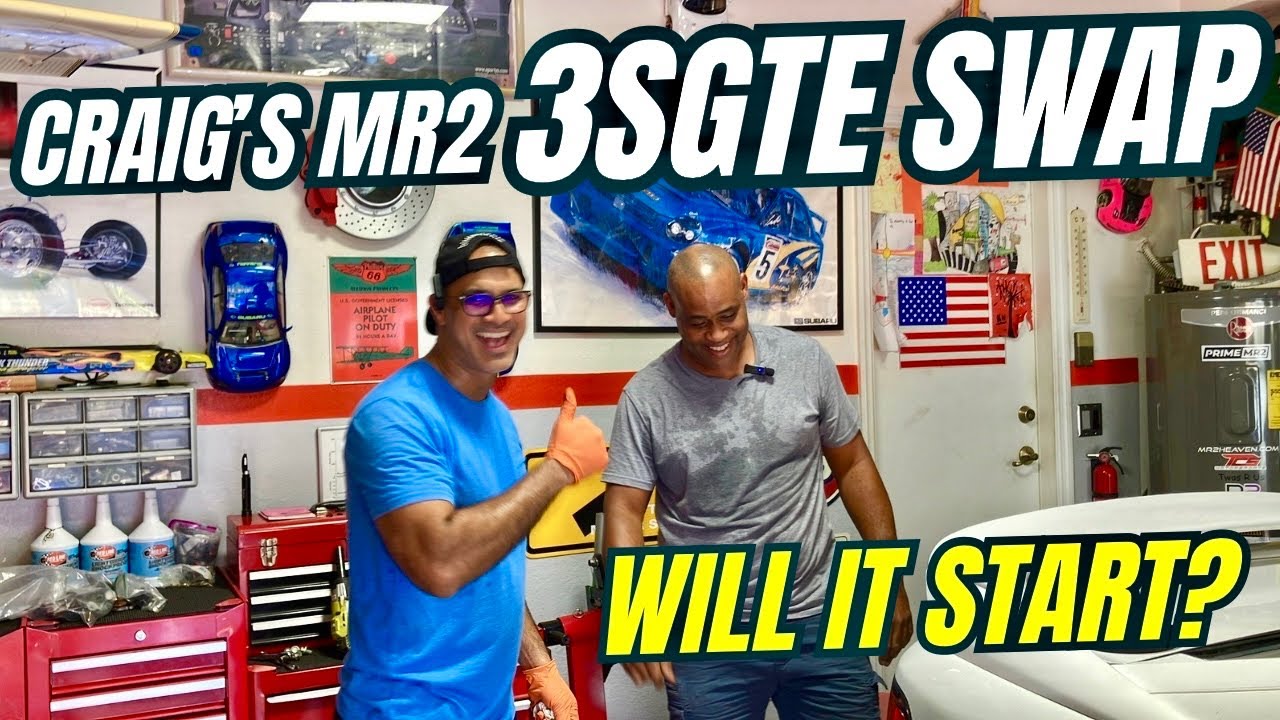 Craig’s Mr2 swapped 3sgte gen5 - First start up.