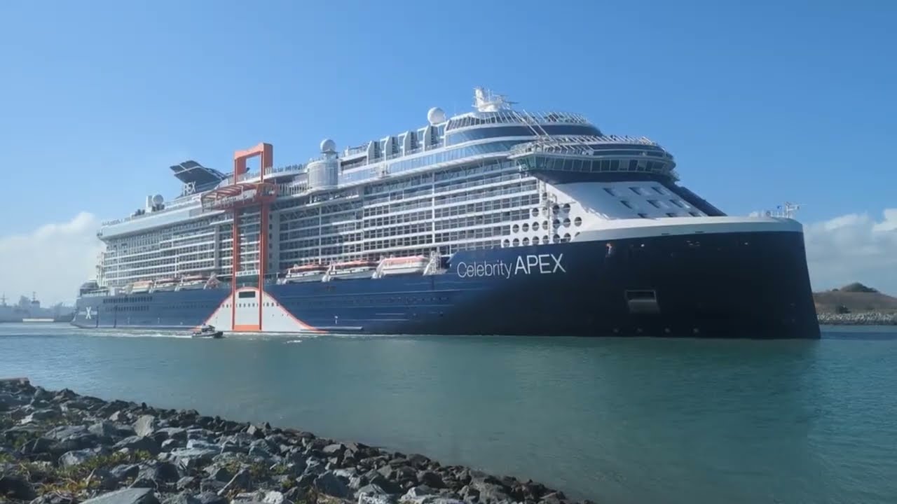 Celebrity Apex Leaving Port Canaveral