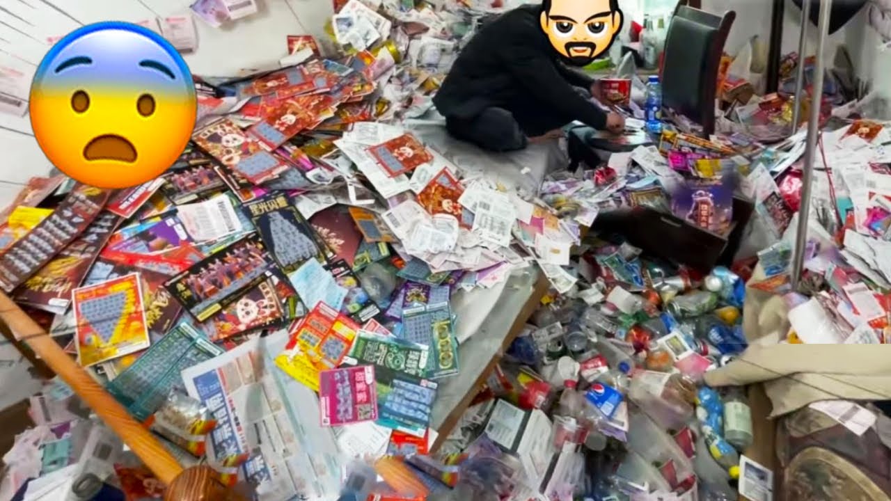 😲WOW,THE MAN HAS BEEN CRAZY FOR TEN YEARS,BUYING LOTTERY TICKETS!😱