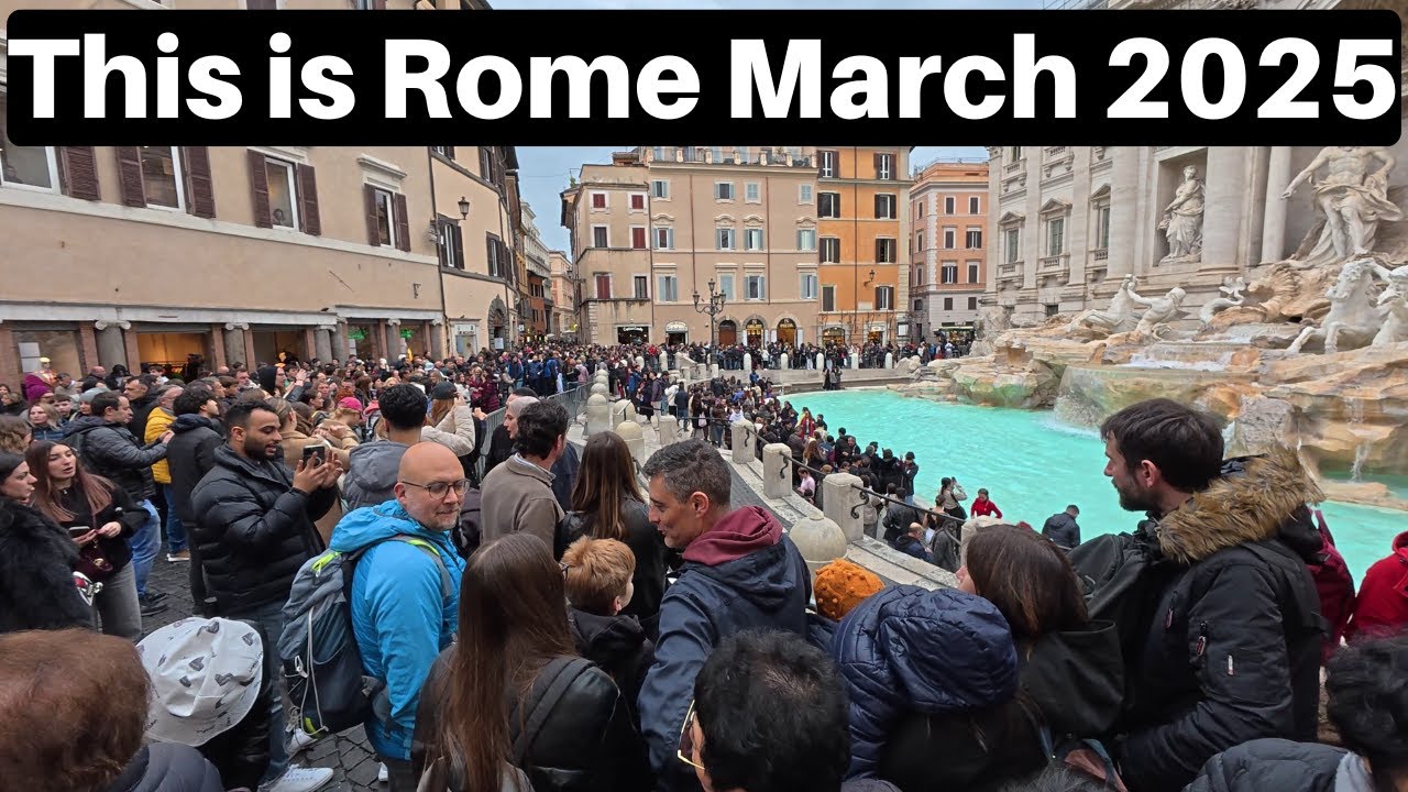 Rome Italy - Rome Looks Like this In March 2025, Walking tour of Rome