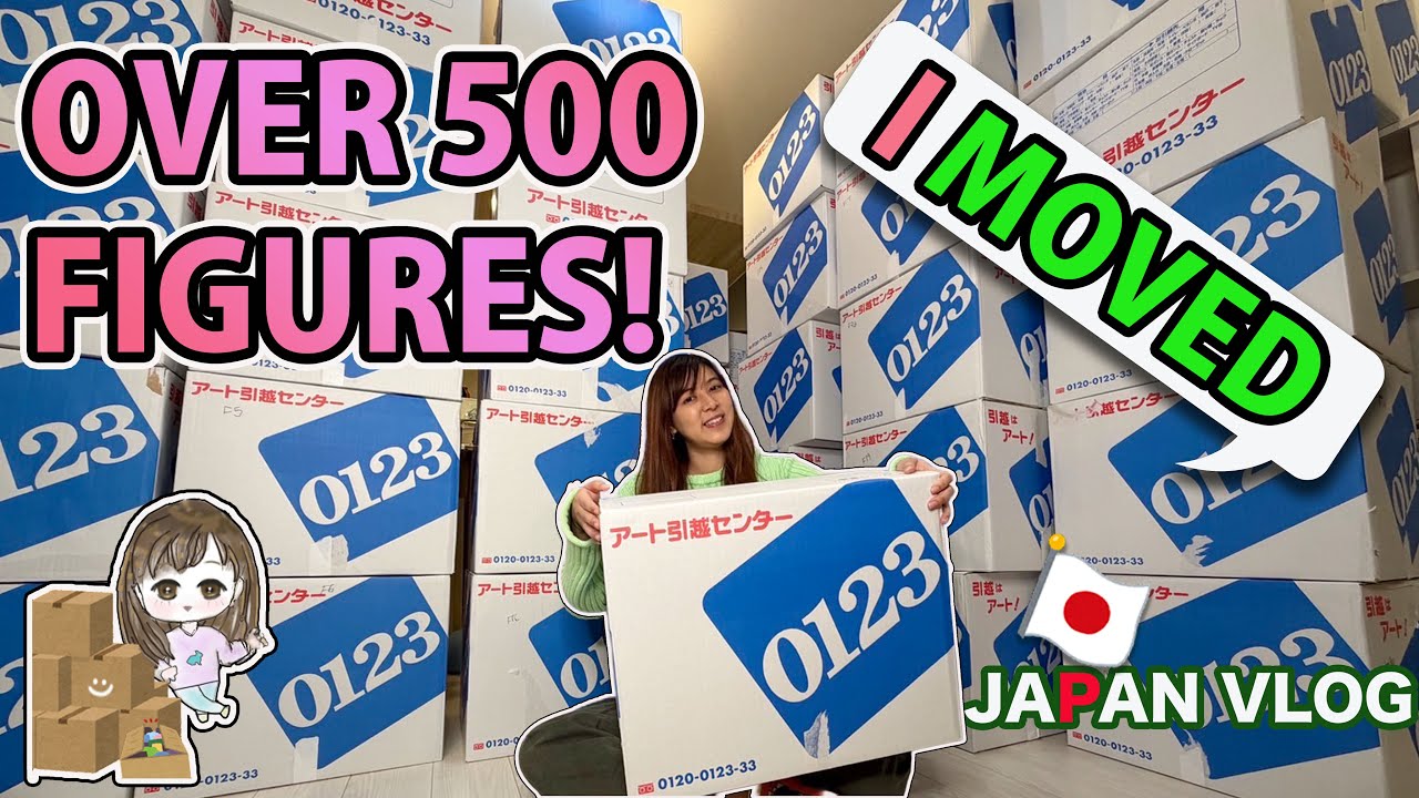 Moving in Japan Tokyo with over 500 Anime Figures!✨