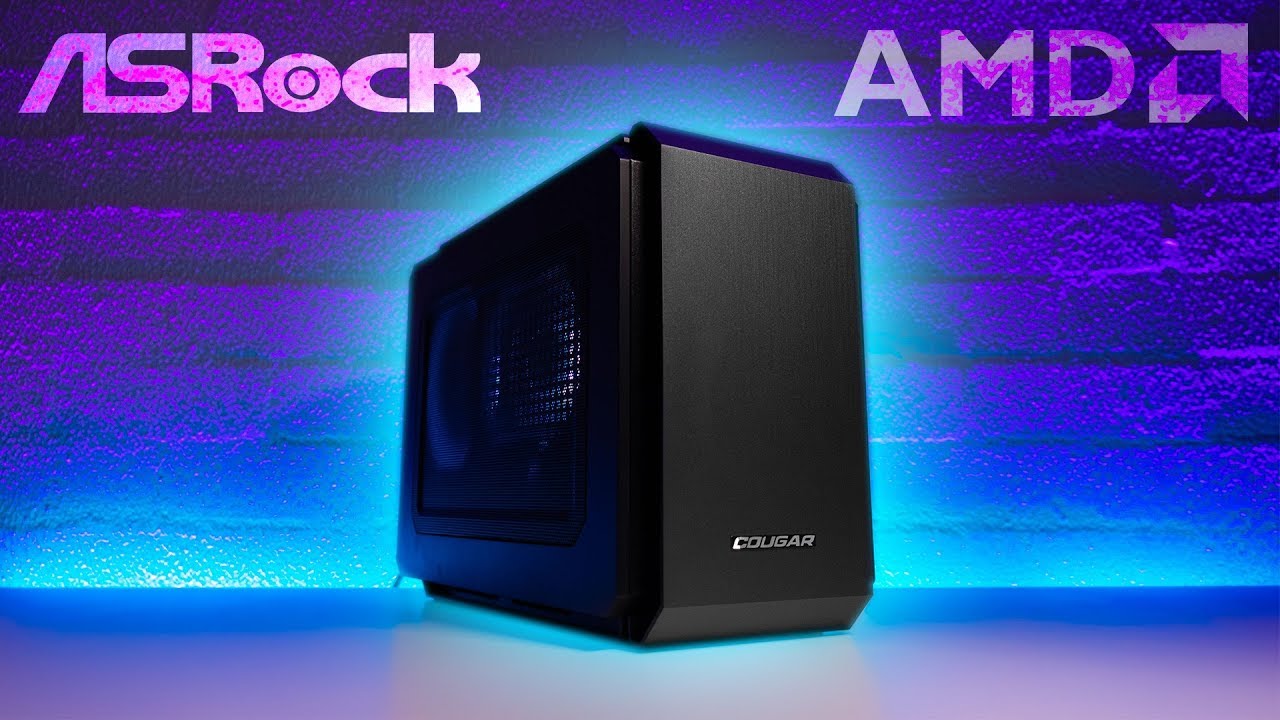 Tiny ASRock and AMD Powered Gaming PC - Cougar QBX Build 😱