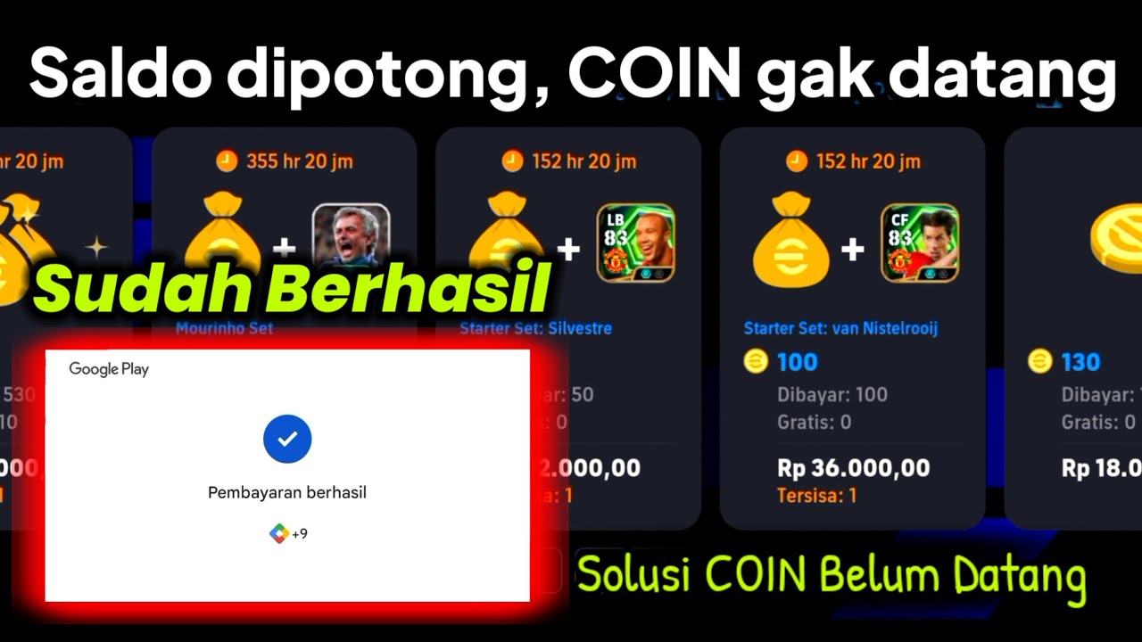 SOLUSI TOPUP! Saldo Terpotong Tapi COIN Belum Masuk? eFootball 2026 Mobile
