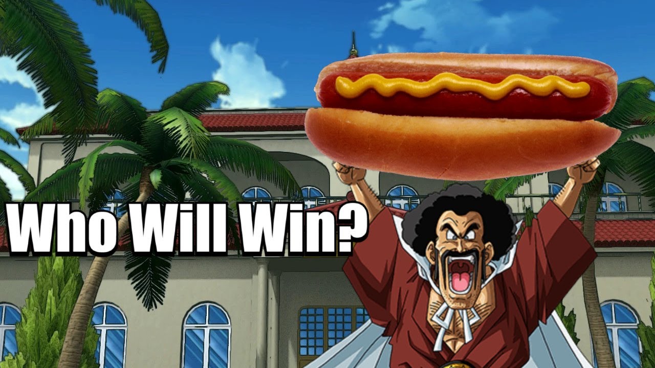 Mr. Satan's Hot Dog Eating Competition